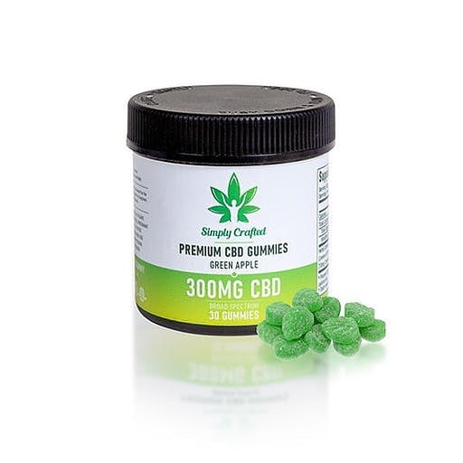 300mg CBD Hemp Gummies - Green Apple